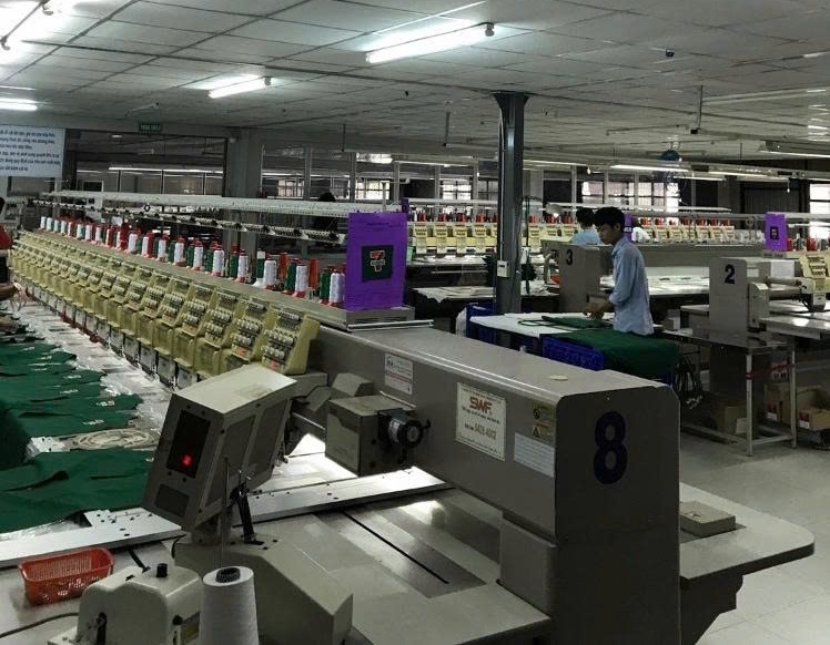 Garment Factory for Rent in Vietnam, Equipped with Office Space